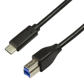 Cavo SuperSpeed USB-C Maschio / USB-B Maschio 2m Nero - Logilink ICOC U3-BC-020B