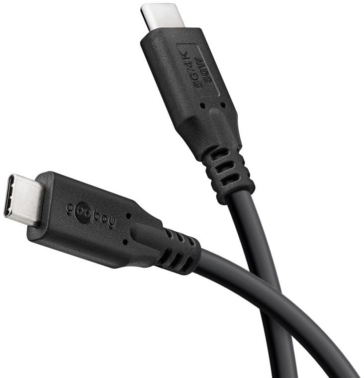 Cavo SuperSpeed USB-C™ 3.2 Gen1 Maschio / Maschio 1m Nero - Goobay ICOC U31-CC-010B