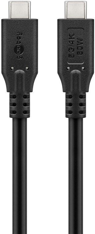 Cavo SuperSpeed USB-C™ 3.2 Gen1 Maschio / Maschio 1m Nero - Goobay ICOC U31-CC-010B