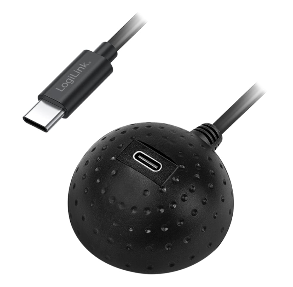 Docking Ball Station USB-C M/F Extension 1,5 m USB 3.2 Gen 1 - Logilink IOC U 32 -CC- 15 -MNT