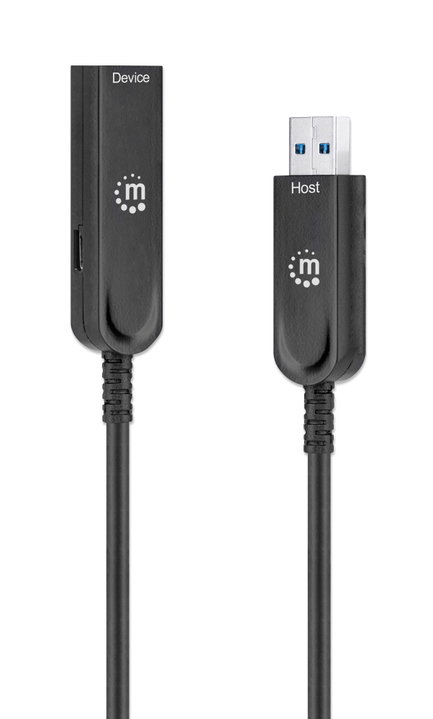 Cavo Ottico Attivo USB 3.2 Gen 2 SuperSpeed+ USB A M/F 30m - Manhattan ICOC U32AMF-HY-030MH