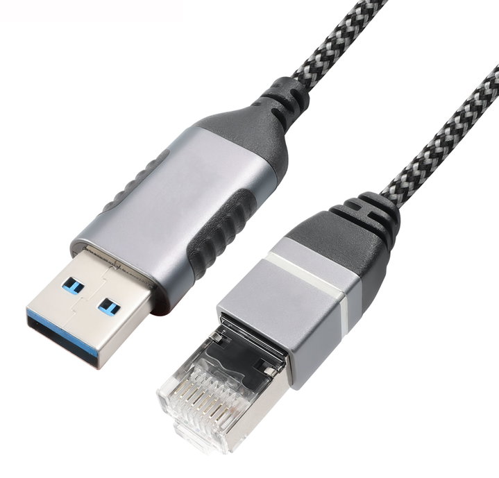 Cavo USB 3.2 Tipo A Maschio a Ethernet RJ45 Maschio 2m - Techly ICOC U3A-RJ45-020