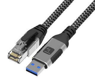 3.2 USB Cable Type A Male to Ethernet RJ 45 Male 7,5 m - Techly ICOC U 3 A-RJ 45 - 075