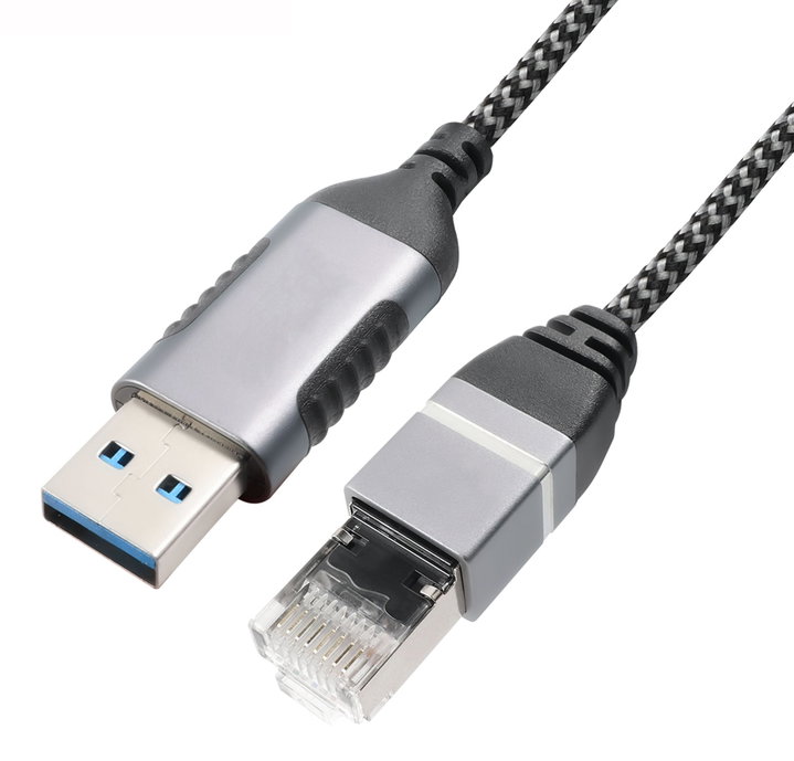Cavo USB 3.2 Tipo A Maschio a Ethernet RJ45 Maschio 7,5m - Techly ICOC U3A-RJ45-075