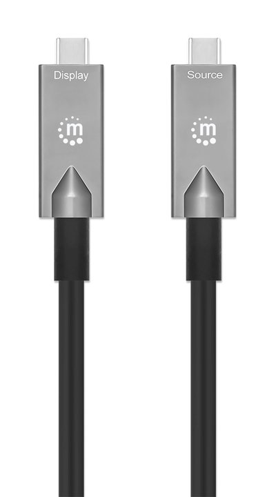 Cavo Ottico Attivo USB 3.2 Gen 2 USB-C M/M Fibra Ottica 4K 7,5m - Manhattan ICOC U3C-HY-0075MH