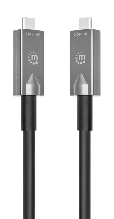 Cavo Ottico Attivo USB 3.2 Gen 2 USB-C M/M Fibra Ottica 4K 7,5m - Manhattan ICOC U3C-HY-0075MH