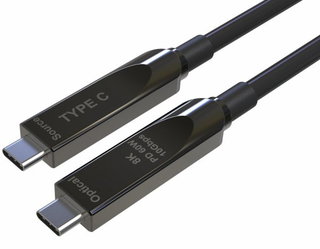 Optical Cable Active USB 3.2 Gen 2 10 Gbps USB-C M/M Fiber Optical 8 K 10 m - Techly ICC U 3 C-HY 10 G- 010