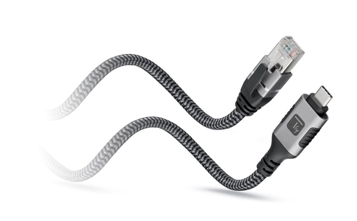 Cavo USB-C™ Maschio a Ethernet RJ45 Maschio 3m - Techly ICOC U3C-RJ45-030