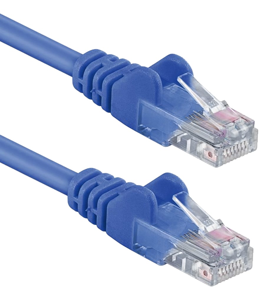 Cavo di rete Patch in Rame Cat5e Blu UTP 0,3m - Intellinet ICOC U5EB-003-BL