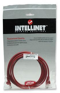 Cavo di rete Patch in Rame Cat5e Rosso UTP 20m - Intellinet ICOC U5EB-200-RE