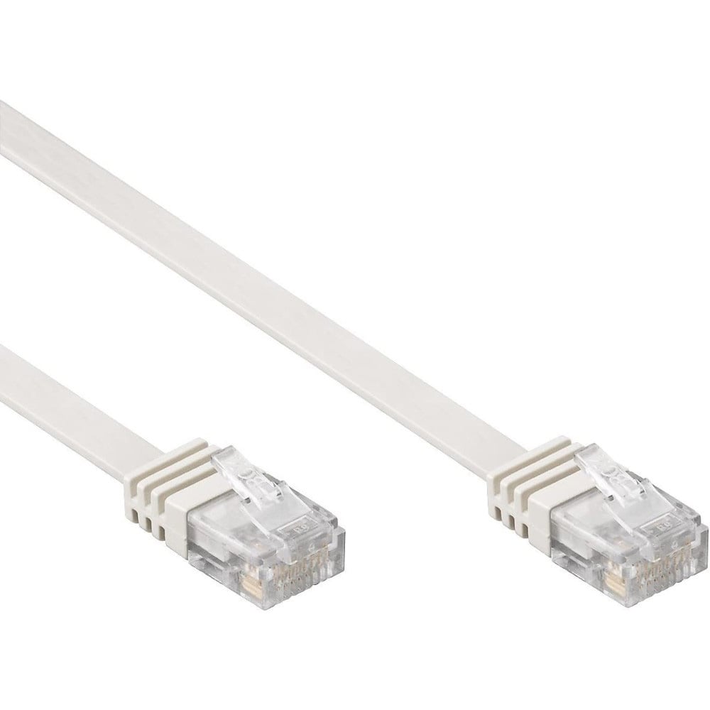 Patch Network Cable Cat 5 and CCA UTP White 3 m - Techly Professional ICOC U 5 EB-FL- 030 T