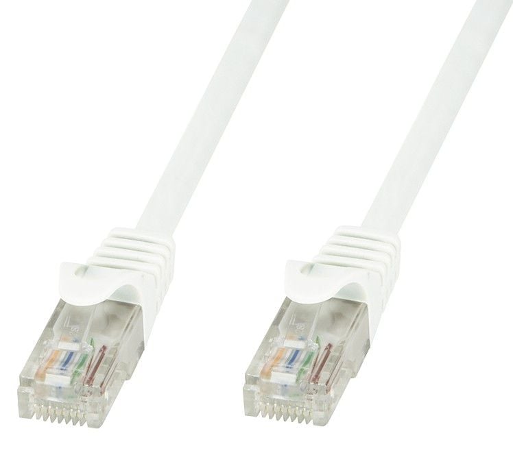 Patch cable Cat 6 UTP 0,3 m white - Techly Professional ICOC U 6 - 6 U- 003 -WHT