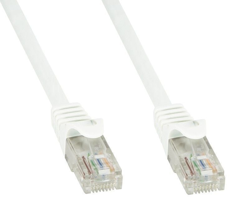 Patch cable Cat 6 UTP 0,3 m white - Techly Professional ICOC U 6 - 6 U- 003 -WHT
