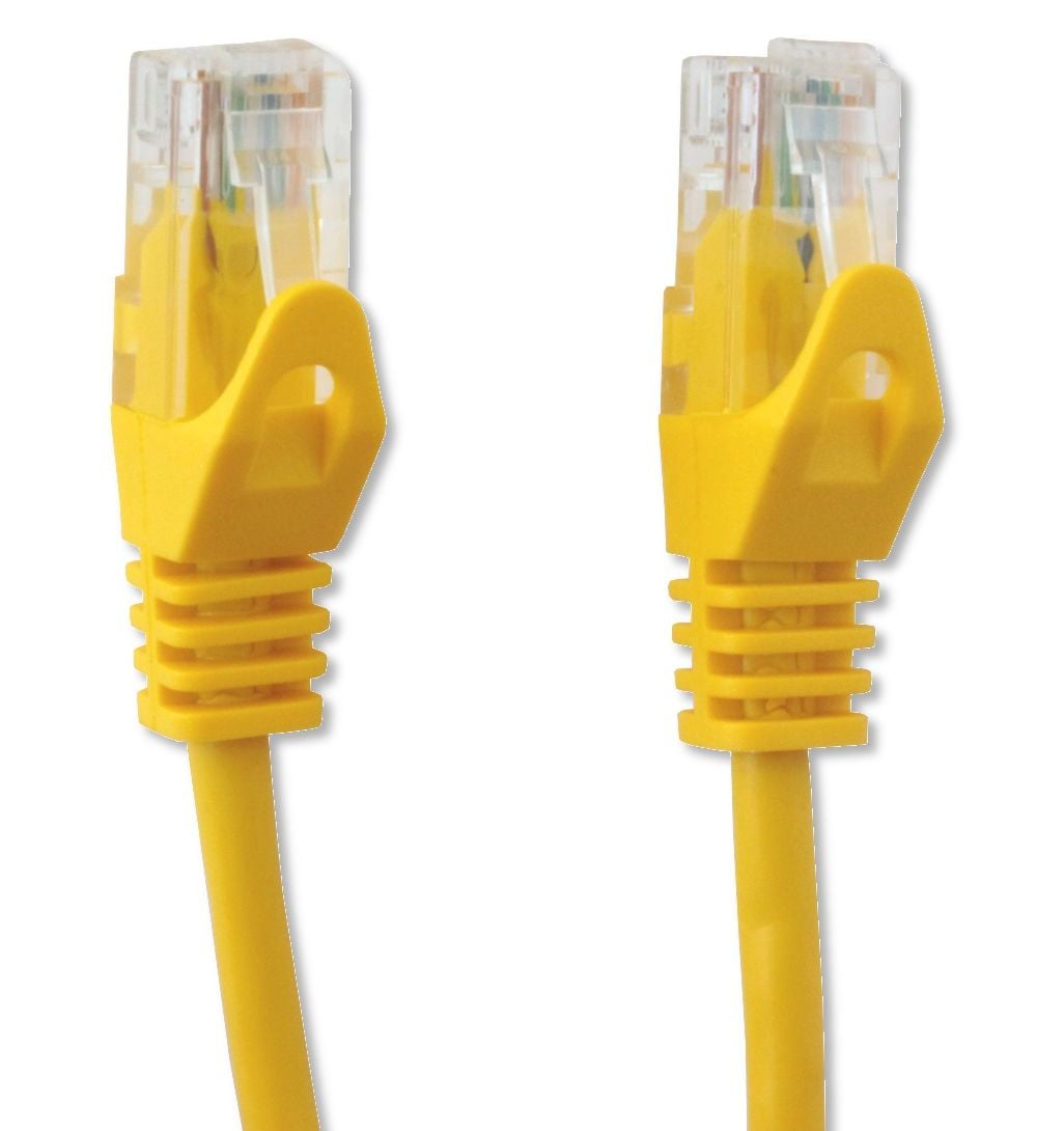 Patch cable Cat 6 UTP 0,3 m yellow - Techly Professional ICOC U 6 - 6 U- 003 -YET