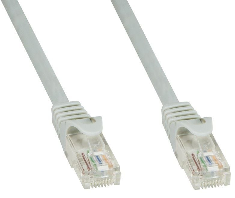 Patch network cable Cat 6 UTP copper 0,3 m grey - Techly Professional ICOC U 6 - 6 U- 003 T