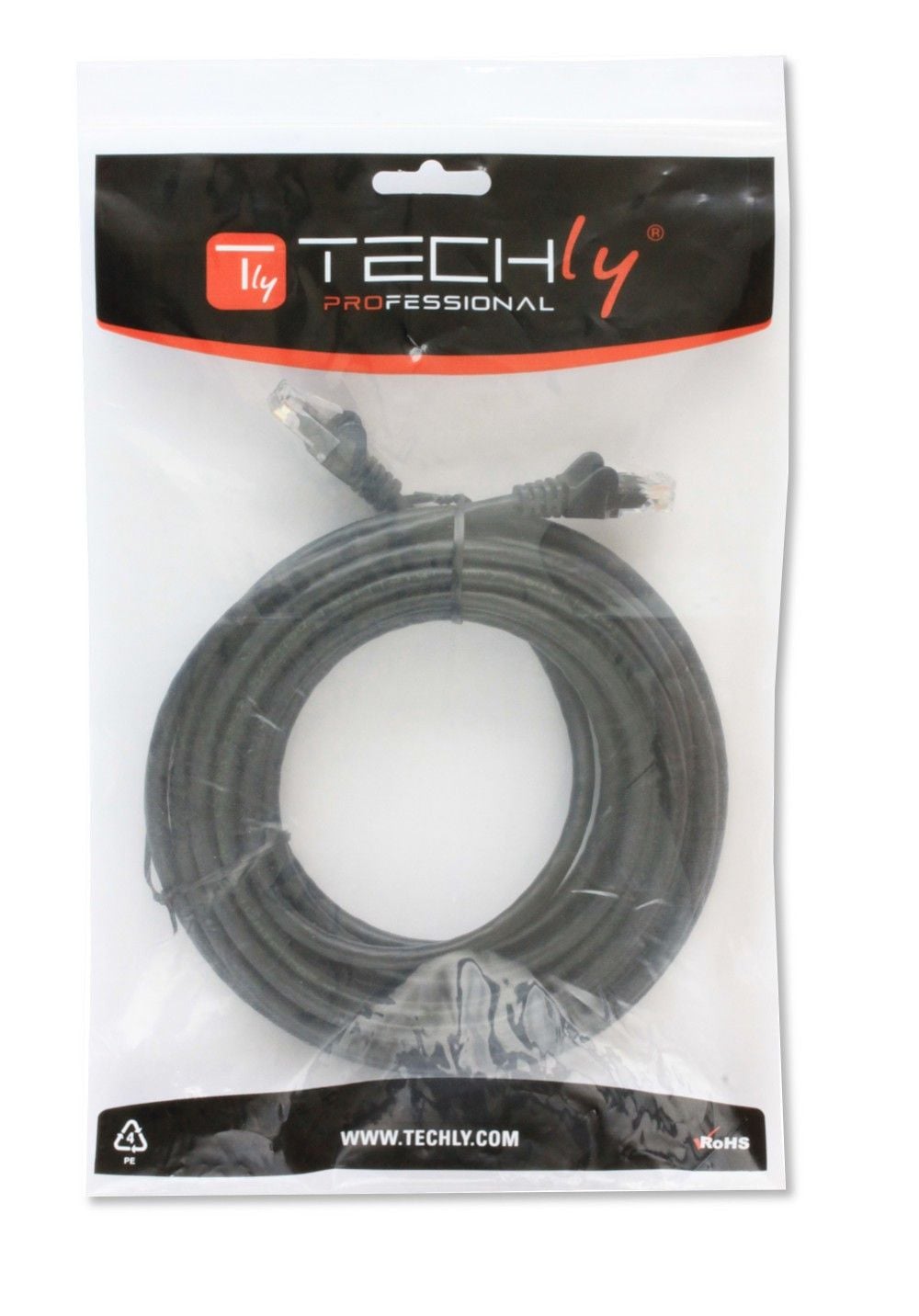 Cat patch cable 6 UTP 1 m black - Techly Professional ICOC U 6 - 6 U- 010 -BKT