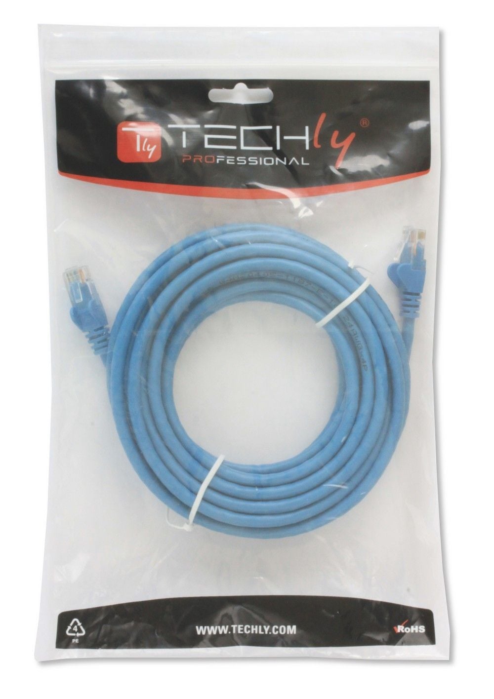 Patch cable Cat 6 UTP 1 m blue - Techly Professional ICOC U 6 - 6 U- 010 -BLT
