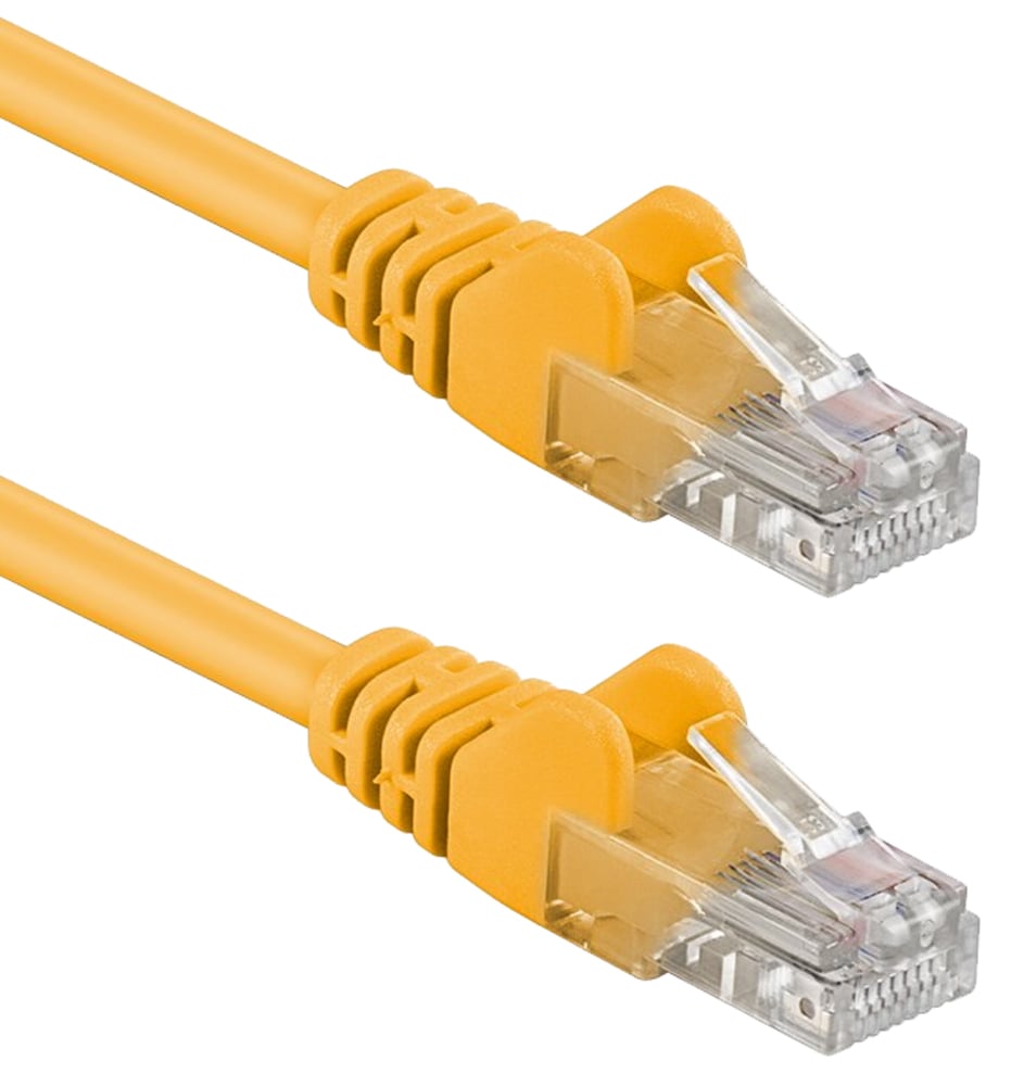 Cavo di rete Patch in Rame Cat6 Giallo UTP 1m - Intellinet ICOC U6-6U-010-YE