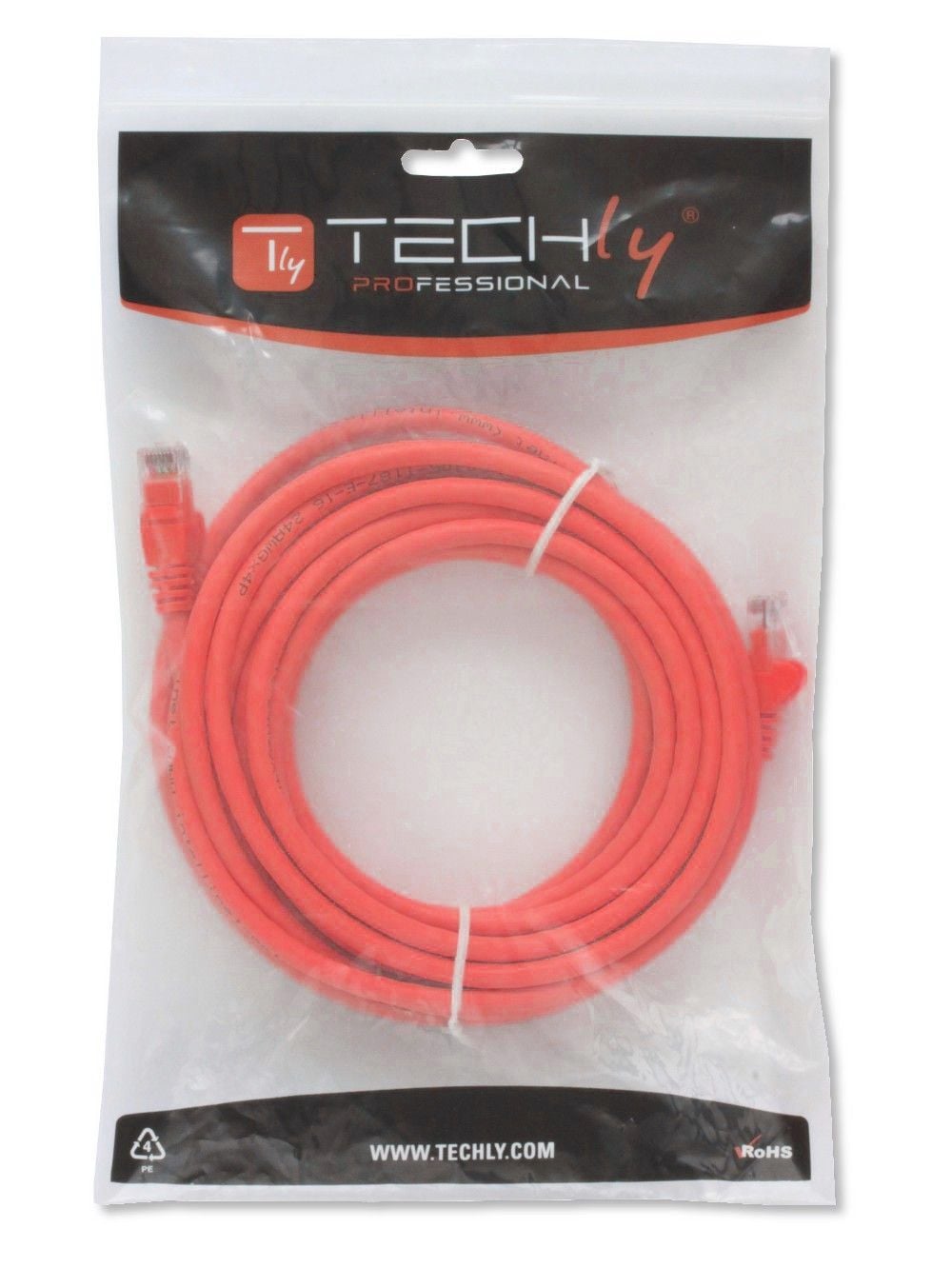 Cat patch cable 6 UTP 1,5 m red - Techly Professional ICOC U 6 - 6 U- 015 -RET