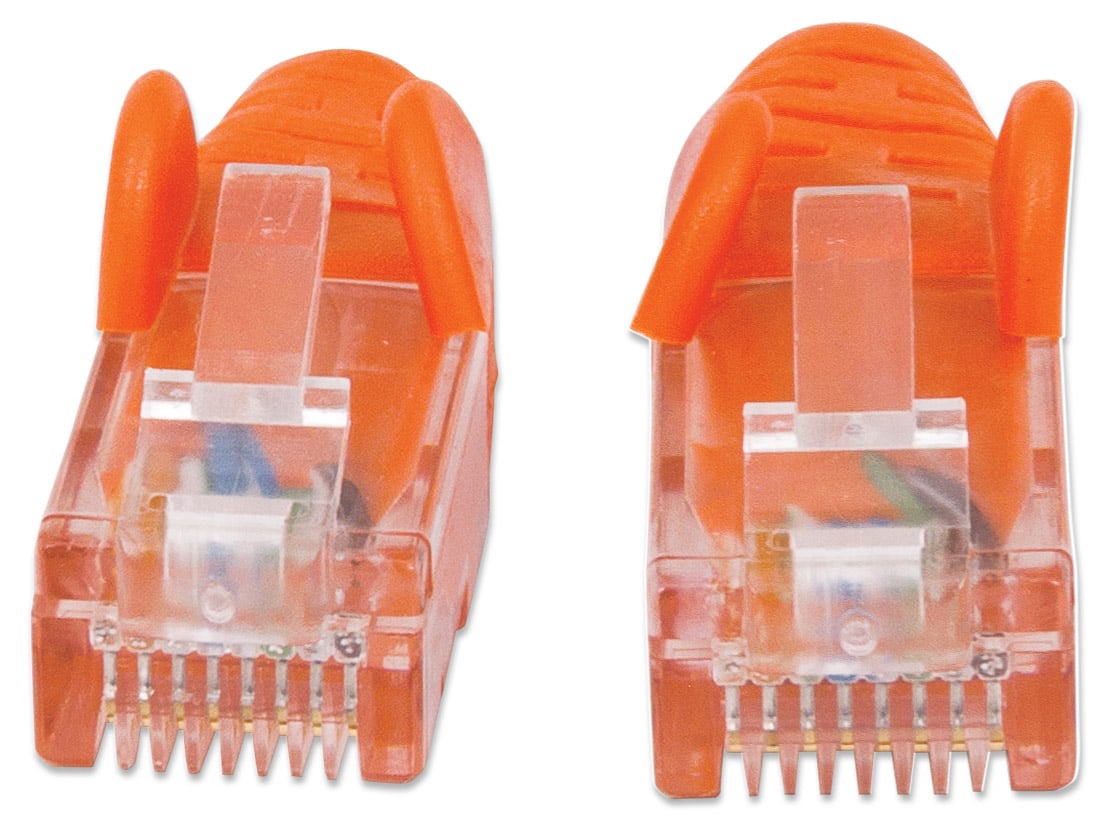 Cavo di rete Patch in Rame Cat6 Arancione UTP 3m - Intellinet ICOC U6-6U-030-OR