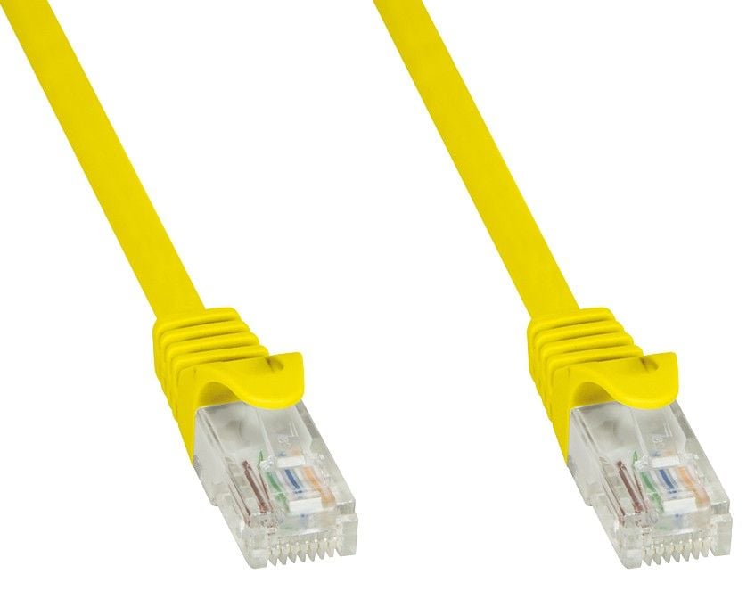 Patch Network Cable in Copper Cat 6 Yellow UTP 10 m - Techly Professional ICOC U 6 - 6 U- 100 -YET