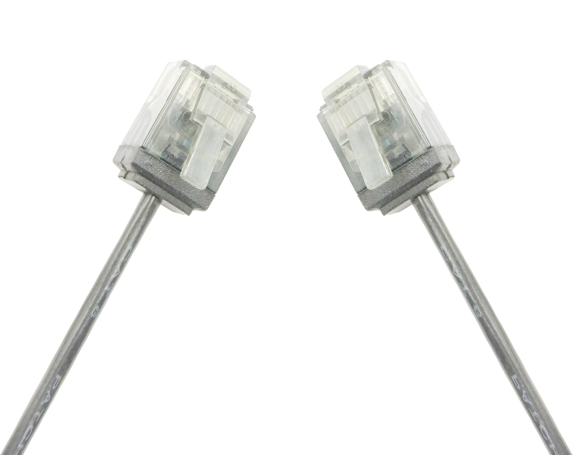 Patch Ultra Slim network cable Cat 6 UTP 0,25 m Grey - Techly Professional ICOC U 6 -SLIM- 0025 T
