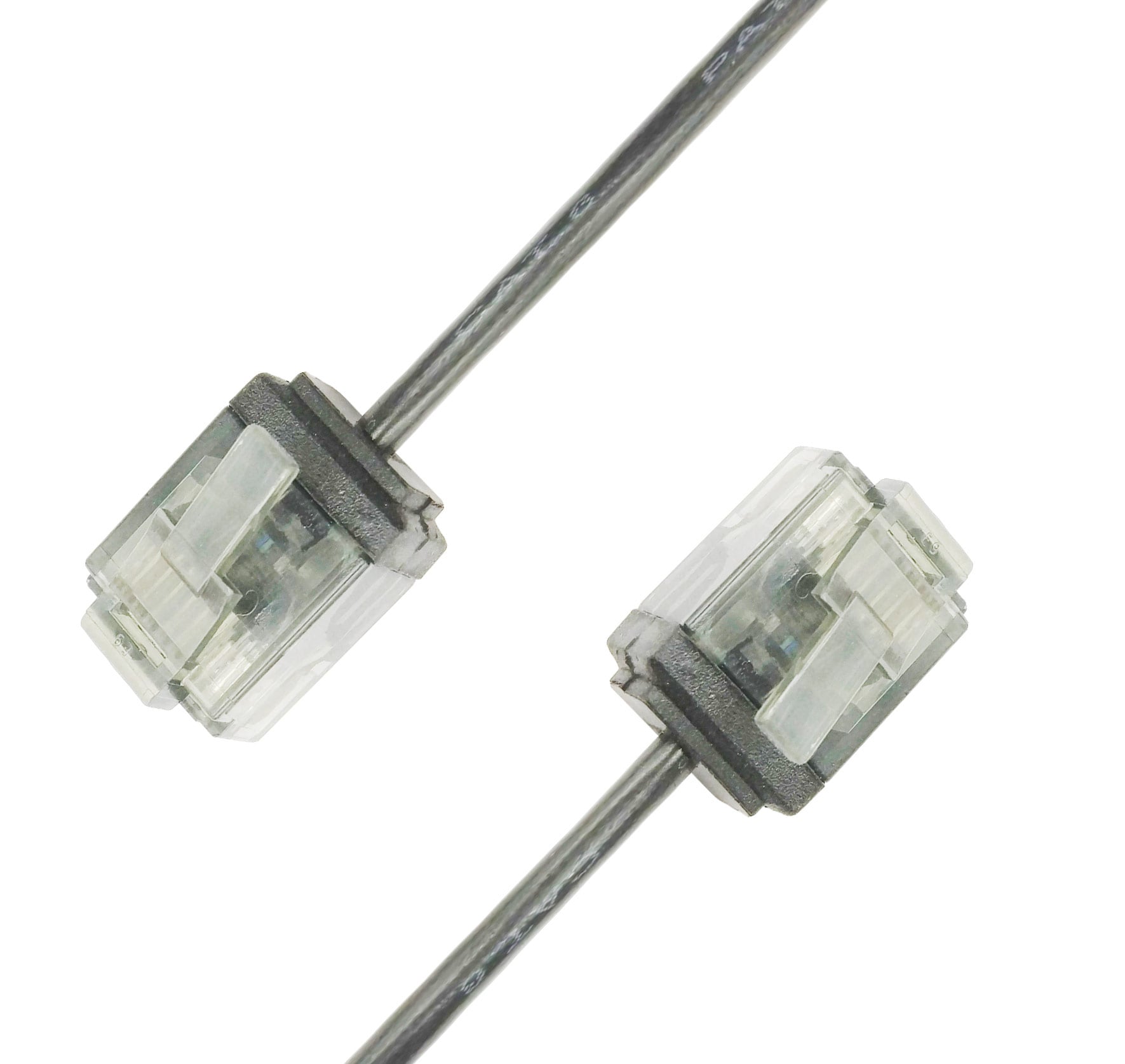 Patch Ultra Slim network cable Cat 6 UTP 0,25 m Grey - Techly Professional ICOC U 6 -SLIM- 0025 T