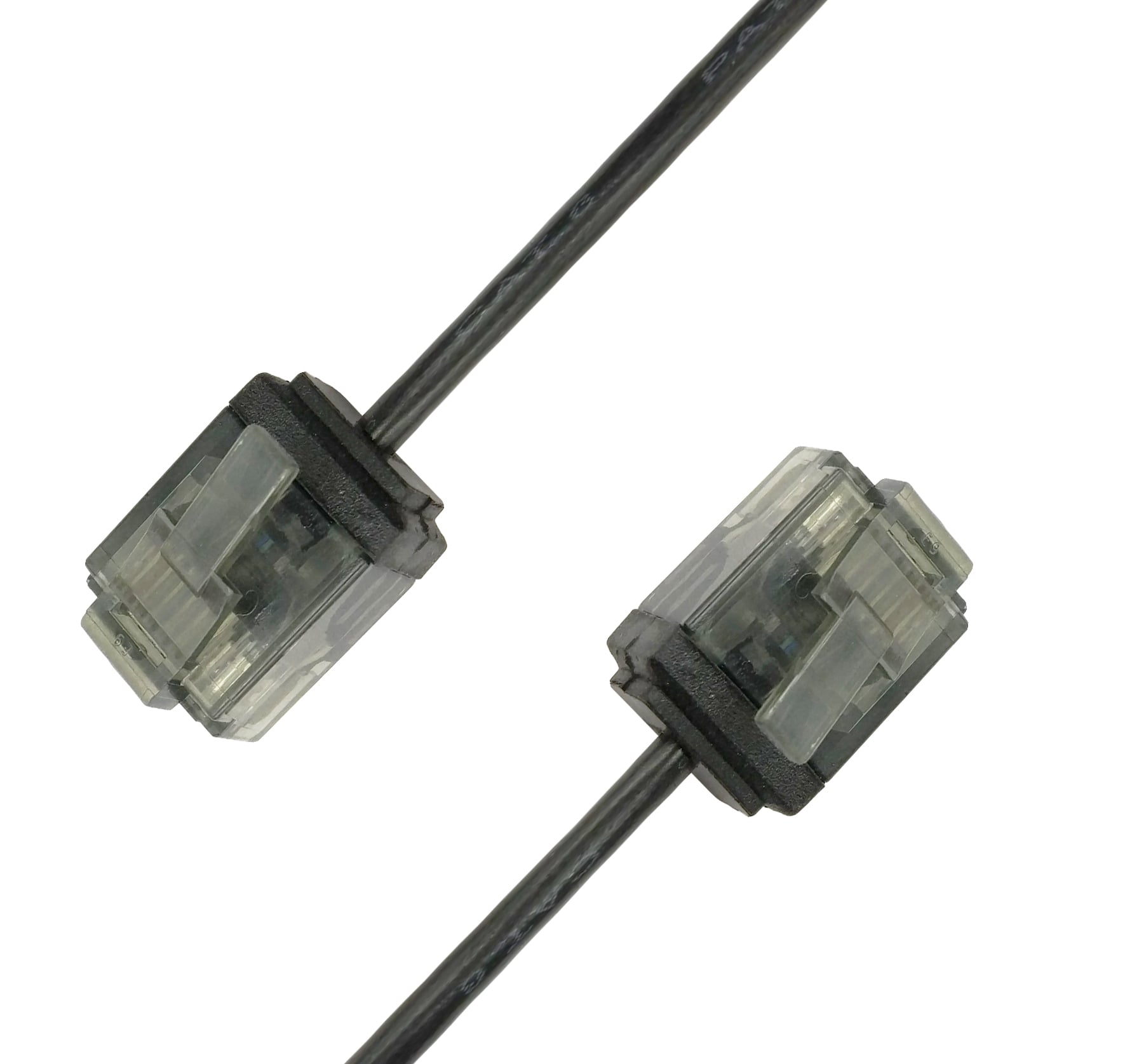 Patch Ultra Slim Network Cable Cat 6 UTP 0,5 m Black - Techly Professional ICOC U 6 -SLIM- 005 BKT
