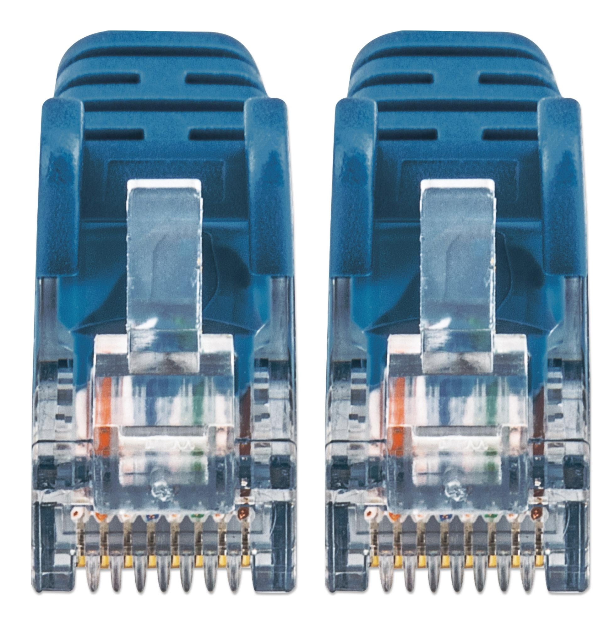 Cat patch cable 6 UTP Slim 0,5 m blue - Intellinet ICOC U 6 -SLIM- 005 BL