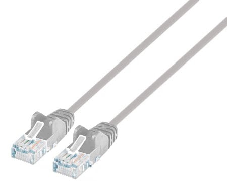 Cat patch cable 6 UTP Slim 1 m grey - Intellinet ICOC U 6 -SLIM- 010 G