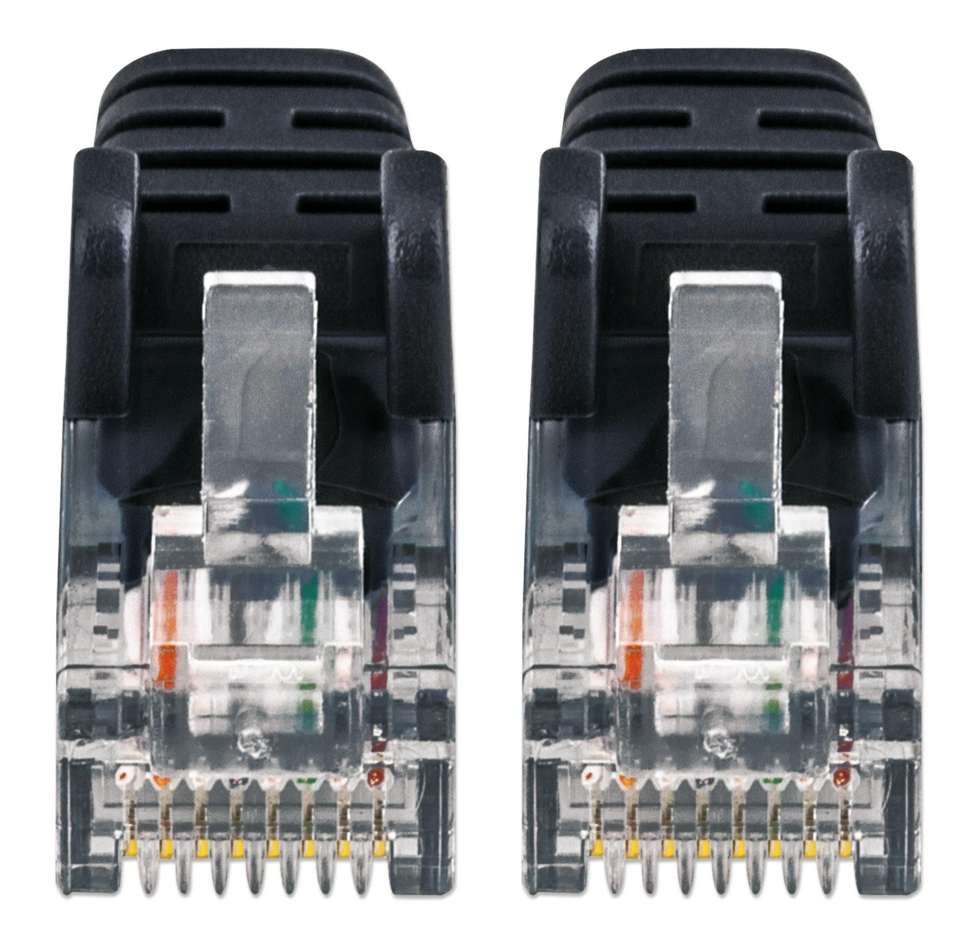 Cat patch cable 6 UTP Slim 1,5 m black - Intellinet ICOC U 6 -SLIM- 015 BK