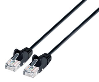 Cavo patch di rete Cat6 UTP Slim 3m Nero - Intellinet ICOC U6-SLIM-030BK