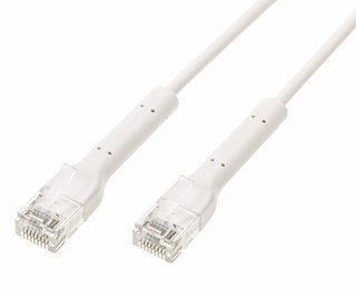 Cavo Slim Patch Rete Cat6A U/UTP 0,5m Bianco - Techly Professional ICOC U6A-BD-005W