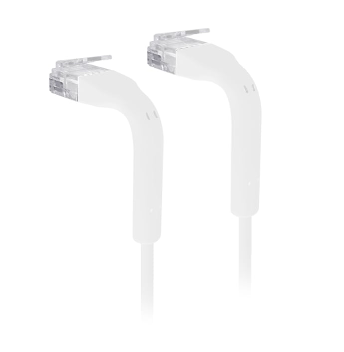 Cavo Slim Patch Rete Cat6A U/UTP 3m Bianco - Techly Professional ICOC U6A-BD-030W