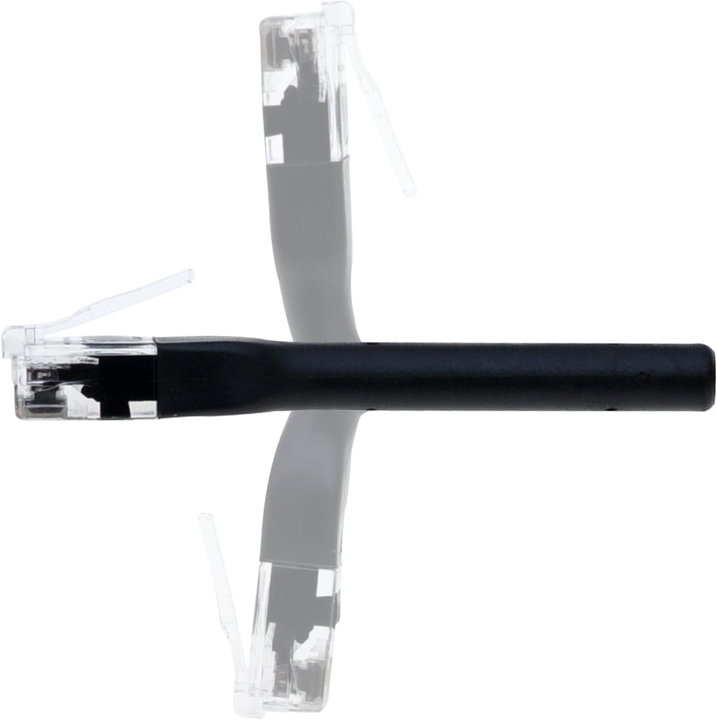Cavo Slim Patch Rete Cat6A U/UTP 5m Nero - Techly Professional ICOC U6A-BD-050B