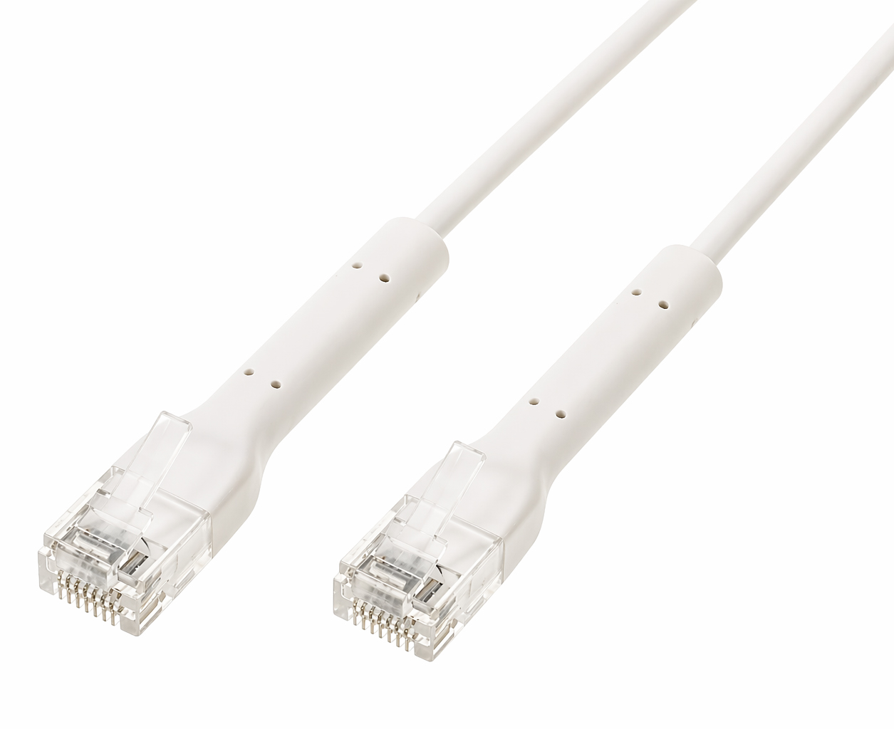 Slim patch cable Cat network 6 TO U/UTP 5 m White - Techly Professional ICOC U 6 A-BD- 050 W