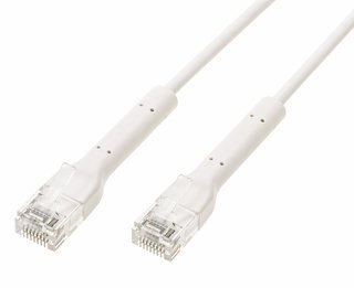 Cavo Slim Patch Rete Cat6A U/UTP 5m Bianco - Techly Professional ICOC U6A-BD-050W