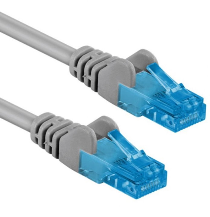 Cavo di rete Cat6A UTP 0,5m Grigio - Goobay ICOC U6AG-005G