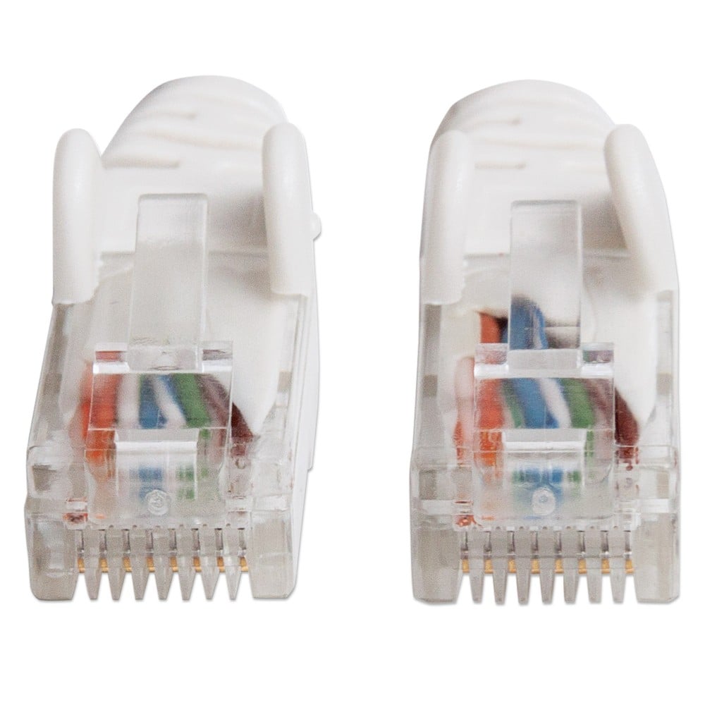 Cavo di rete Patch in Rame Cat6A Bianco UTP 1m - Intellinet ICOC U6AG-010-WH