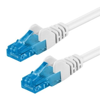 Cavo di rete Patch Cat6A Bianco U/UTP 1m - Goobay ICOC U6AG-010-WHG
