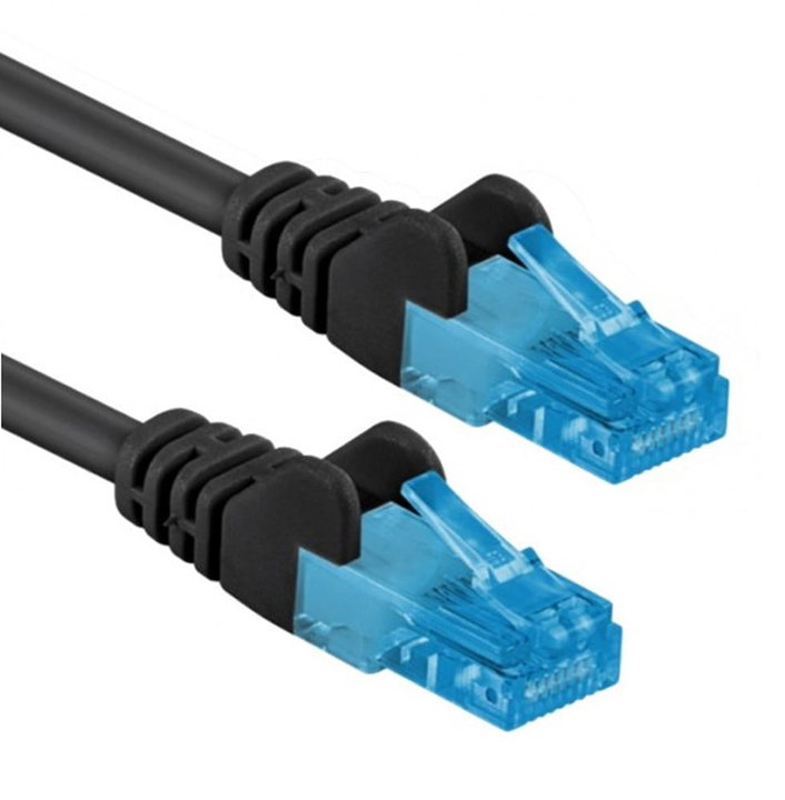 Cavo di rete Patch in Rame Cat6A Nero UTP 2m - Goobay ICOC U6AG-020-BKG