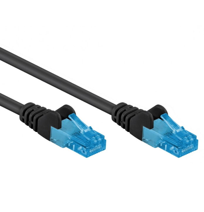Cavo di rete Patch in Rame Cat6A Nero UTP 3m - Goobay ICOC U6AG-030-BKG