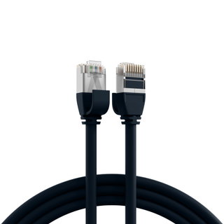 Cavo di Rete Patch Cat6A U/FTP TPE Ultraflex Nero 1m - OEM ICOC UF6A-TPE-010BK