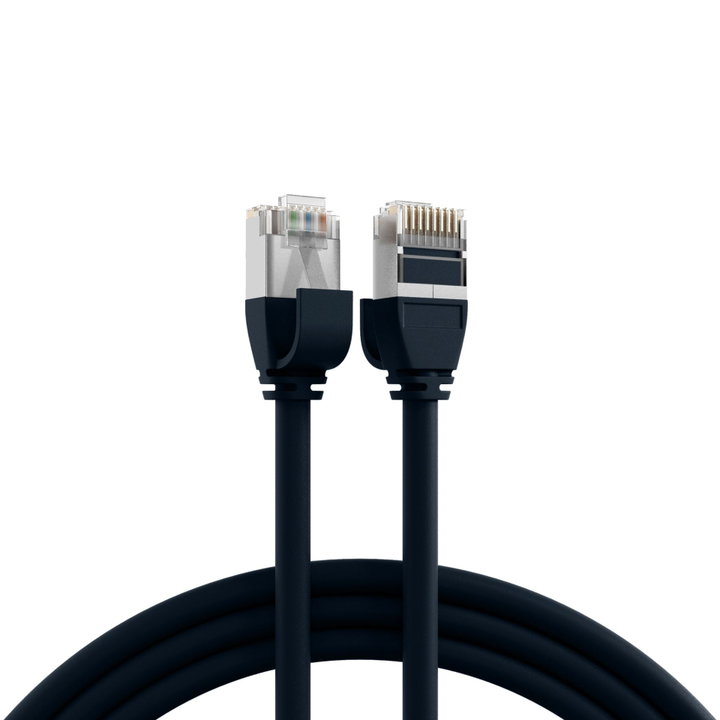 Cavo di Rete Patch Cat6A U/FTP TPE Ultraflex Nero 1m - OEM ICOC UF6A-TPE-010BK