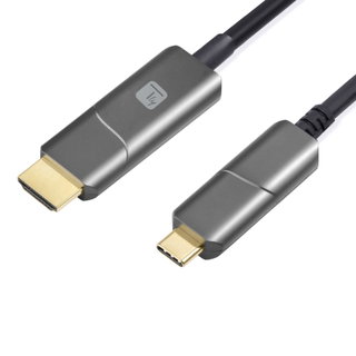Active Optical Cable (AOC) from USB-C M to HDMI-A M 10 m - Techly IOC UHDMI-AOC- 010