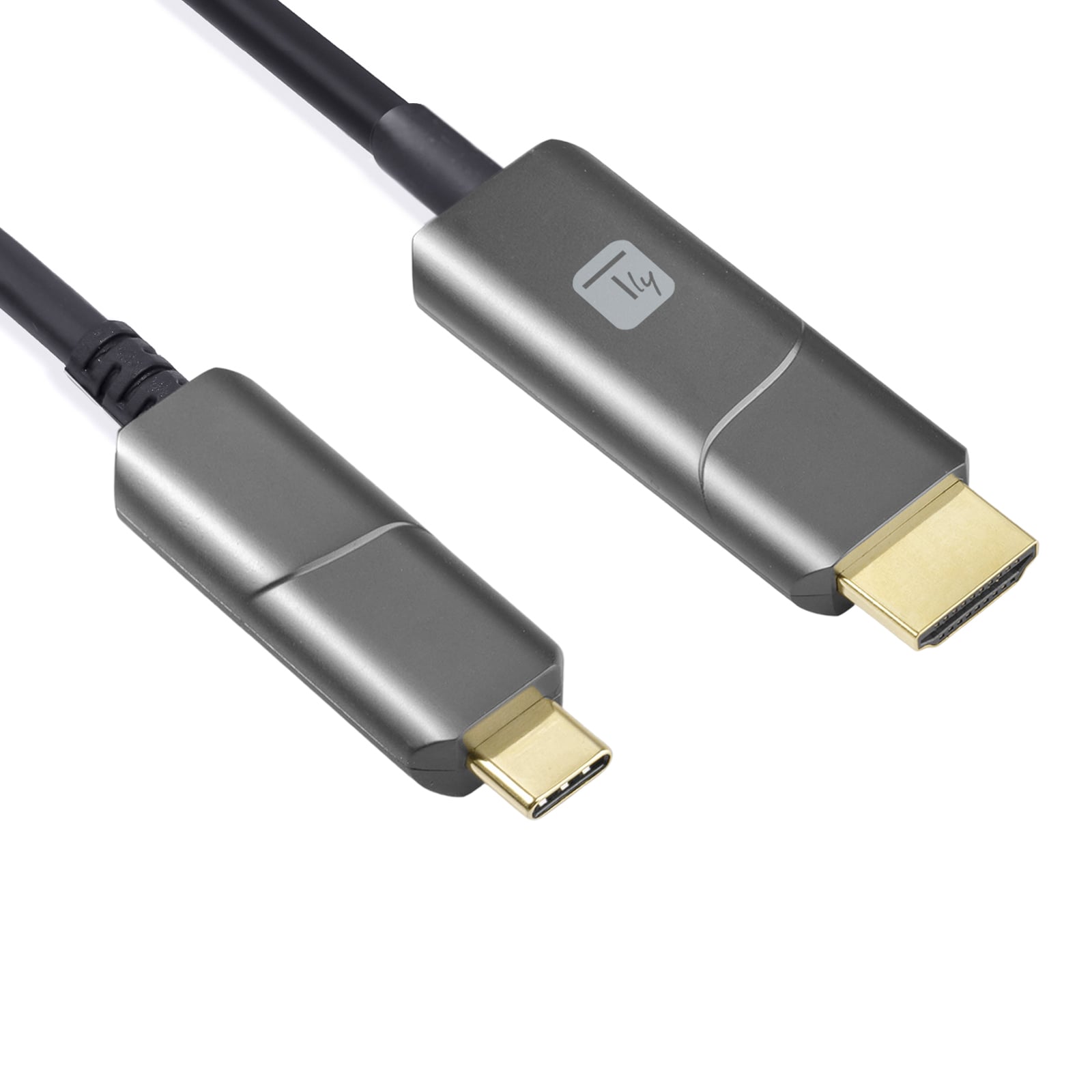 Active Optical Cable (AOC) from USB-C M to HDMI-A M 10 m - Techly IOC UHDMI-AOC- 010