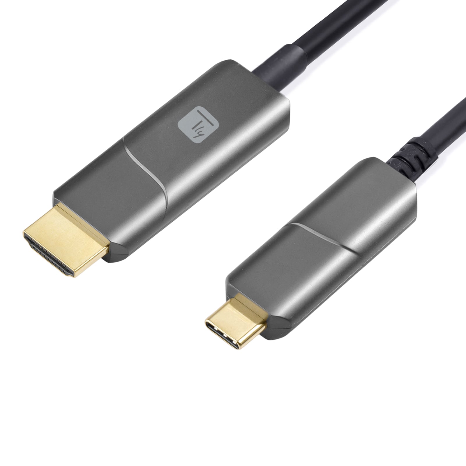 Cavo Ottico Attivo (AOC) da USB-C™ M a HDMI-A M 20m - Techly ICOC UHDMI-AOC-020