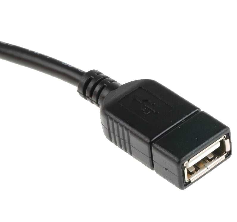 Cavo USB 2.0 OTG A Femmina / Micro B Maschio 0.2m - Techly ICOC UOTG-194