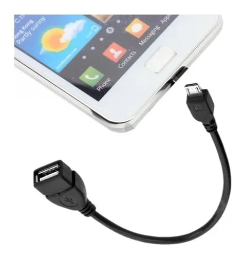Cavo USB 2.0 OTG A Femmina / Micro B Maschio 0.2m - Techly ICOC UOTG-194