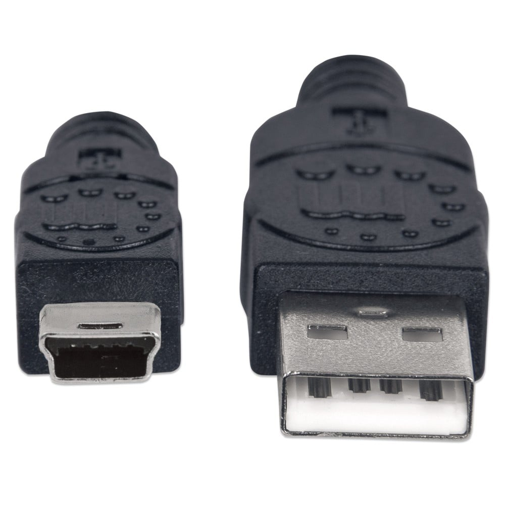 Cavo USB 2.0 OTG A maschio/Mini B maschio 1,8m - Manhattan ICOC UOTG-388